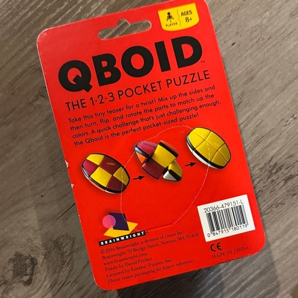 Pocket Puzzle Red Yellow Black 1 2 3 - Picture 2 of 2